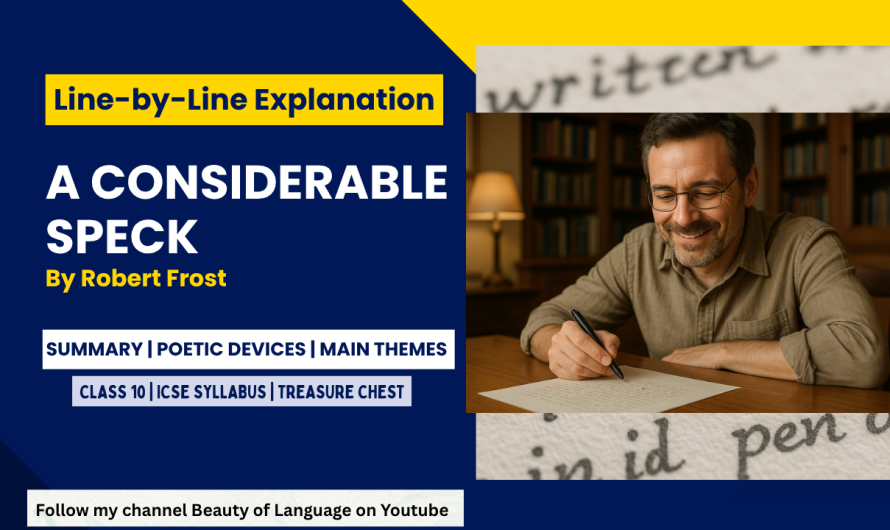 A Considerable Speck