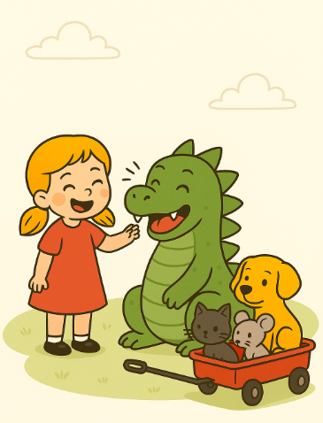 Belinda had four pets named- Ink, Blink, Custard and Mustard