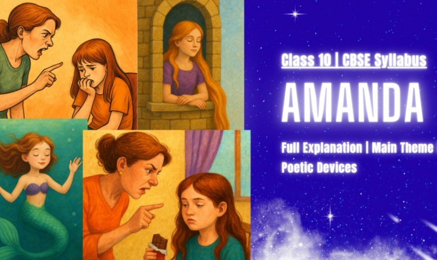 Amanda: Explanation | Summary | Poetic Devices | Main Themes | Class 10 CBSE Syllabus | First Flight