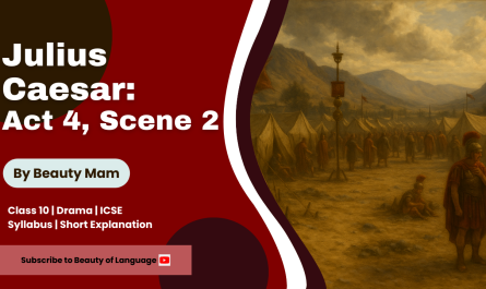 Summary of Act 4. Scene 2 of Julius Caesar