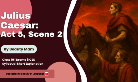 Summary of Act 5. Scene 2 of Julius Caesar