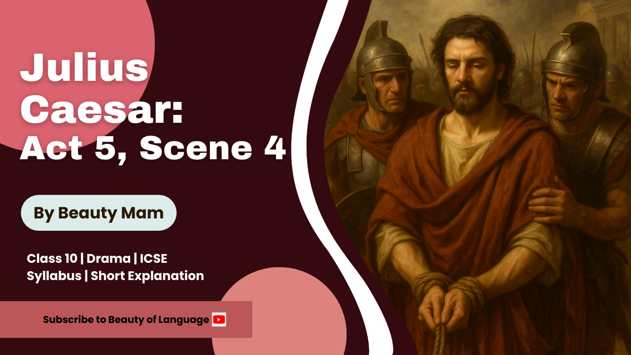 Summary of Act 5. Scene 3 of Julius Caesar