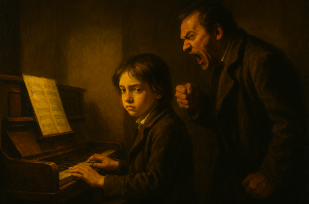 some men drink, some men yell, some men hit their children