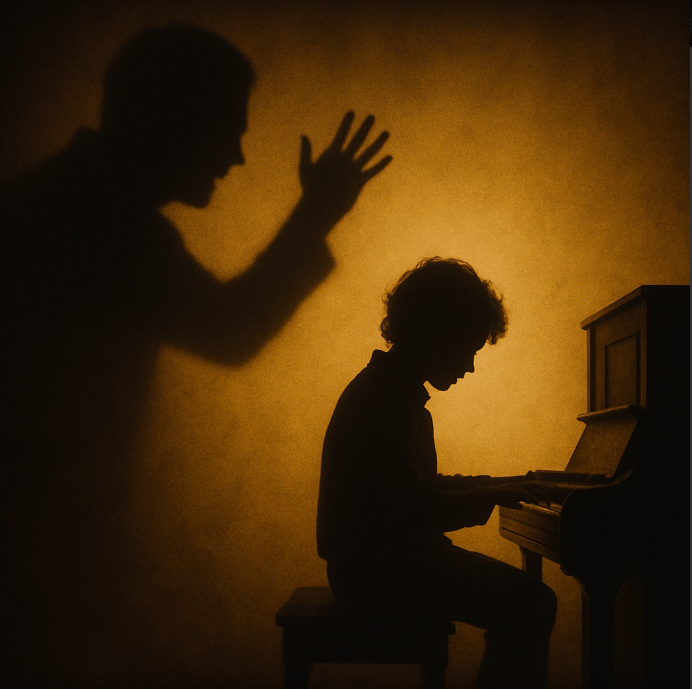 Little boy living in a house where a name meant nothing. 