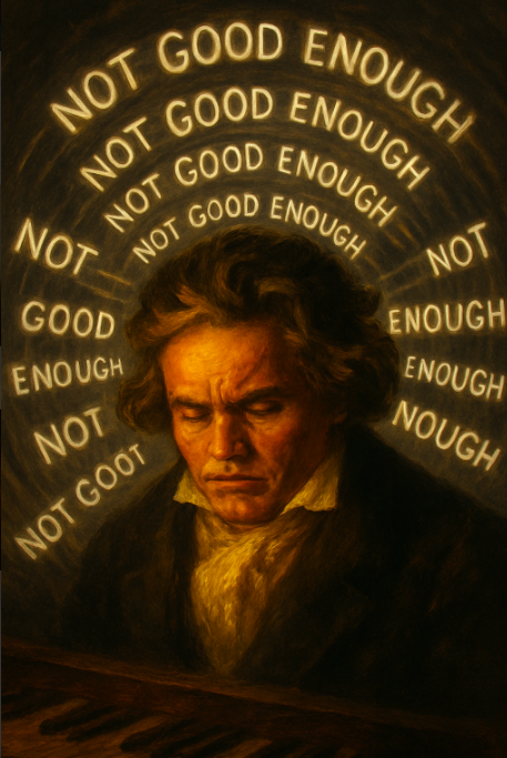 NOT GOOD ENOUGH! It played in his head like a broken record.