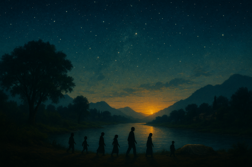 In small towns and the river, people crave a higher and more peaceful form of existence.