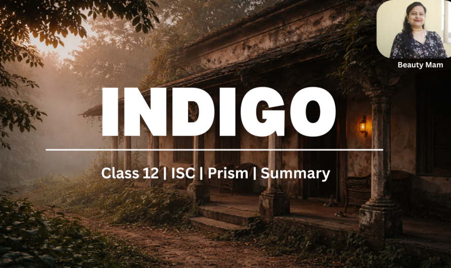 Indigo by Satyajit Ray