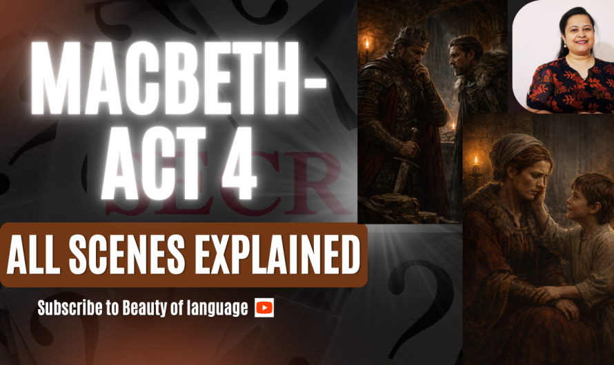 Macbeth- Summary of Act 4