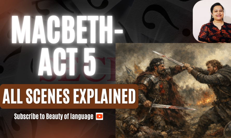 Macbeth – Summary of Act 5