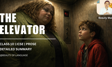 The Elevator Summary By Beauty Mam